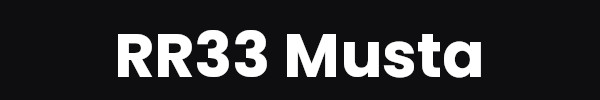 Kuvassa väri RR33 musta